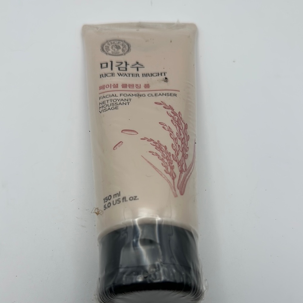 Rice Water Bright Facial Foaming Cleanser - Cream